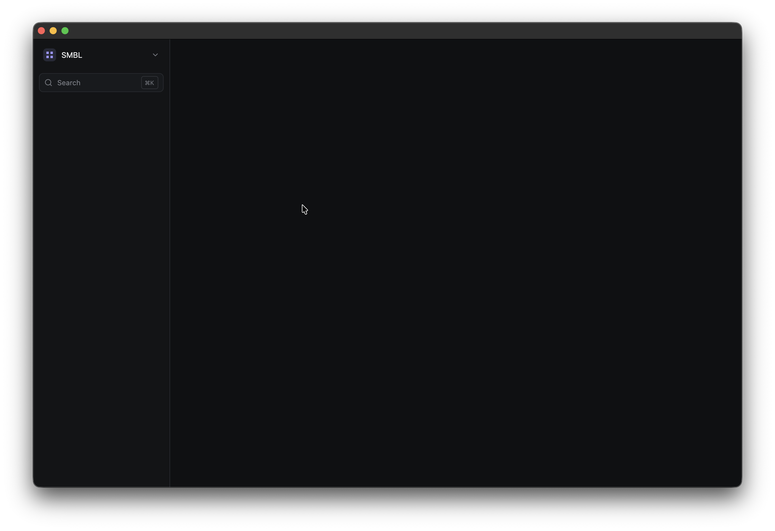 Search box added below the workspace selector